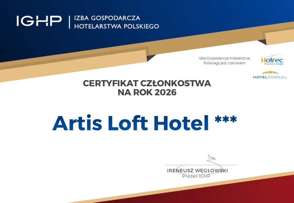 Certyfikat członkowski premium